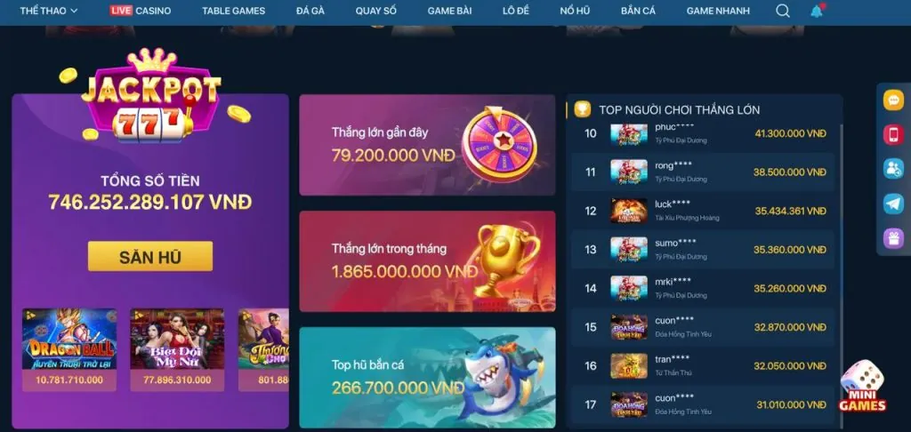 Người chơi 41tr88 ăn mừng chiến thắng